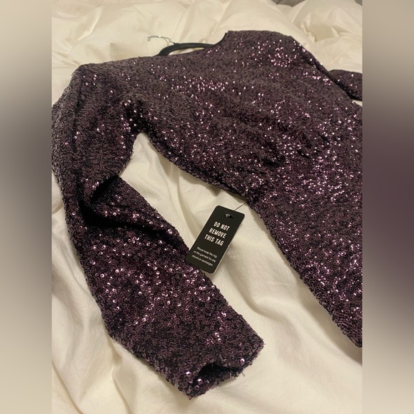 Express Long sleeve sequin dress - Picture 4 of 13